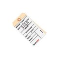 The Packaging Wholesalers 2 Part Carbonless Inventory Tags, 4500-4999, #8, 6-1/4"L x 3-1/8"W, 500/Pack G15101